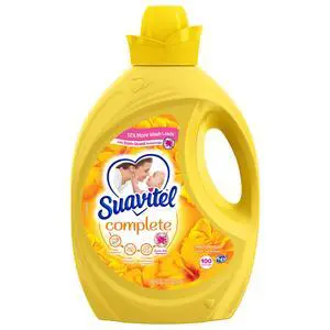 Suavitel Complete Liquid Fabric Softener, Morning Sun Scent, 100 fl oz | Fabric Conditioner, HE Compatible, Concentrated Formula, Long-Lasting Freshness, Wrinkle Reduction, Laundry Softening Suavitel Complete Liquid Fabric Softener, Morning Sun Scent, 100 fl oz | Fabric Conditioner, HE Compatible, Concentrated Formula, Long-Lasting Freshness, Wrinkle Reduction, Laundry Softening