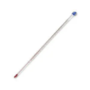 United Scientific Red Spirit-Filled Thermometer, Analog Display, 12" Length, Partial Immersion, Dual Scale, -20 to 150°C / 0 to 300°F Temperature Range United Scientific Red Spirit-Filled Thermometer, Analog Display, 12" Length, Partial Immersion, Dual Scale, -20 to 150°C / 0 to 300°F Temperature Range
