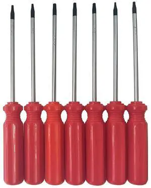 7PCS Magnetic Torx Screwdriver Set, Chrome Vanadium Steel T4 -T10 Magnetic Star Screwdriver Set, Professional Repair Tools 7PCS Magnetic Torx Screwdriver Set, Chrome Vanadium Steel T4 -T10 Magnetic Star Screwdriver Set, Professional Repair Tools