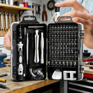 115-in-1 Small Screwdriver Set,Precision Screwdriver Set, Professional Repair Tool Kit for Phone, Computer, Watch, Console, Eyeglass and Electronic, Men Tools Gift Gray 115-in-1 Small Screwdriver Set,Precision Screwdriver Set, Professional Repair Tool Kit for Phone, Computer, Watch, Console, Eyeglass and Electronic, Men Tools Gift Gray