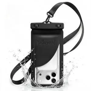 Vsagier Waterproof Phone Pouch for iPhone 17 16 15 Pro Max IPX8 Black-8.3 | Card Pocket, Lightweight, Large Cellphone Dry Bag, IPX8 Rated, Beach Essential, Cruise Ship, 1 Pack, 8.3 inch Vsagier Waterproof Phone Pouch for iPhone 17 16 15 Pro Max IPX8 Black-8.3 | Card Pocket, Lightweight, Large Cellphone Dry Bag, IPX8 Rated, Beach Essential, Cruise Ship, 1 Pack, 8.3 inch