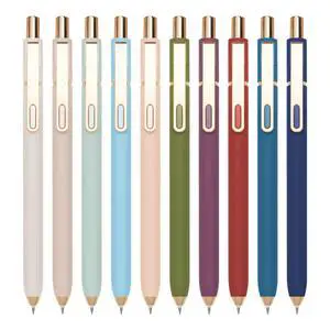 Aisibeiger 0.5mm Gel Pens Black Ink, Mixed 10-count | Gel Retractable Cute Pen for Smooth Writing School Office Supplies Aisibeiger 0.5mm Gel Pens Black Ink, Mixed 10-count | Gel Retractable Cute Pen for Smooth Writing School Office Supplies