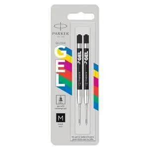 Parker Jotter Originals Gel Pen Refills | Smooth Black Gel Ink Refills | Medium Tip (0.7mm) | 2 Count Parker Jotter Originals Gel Pen Refills | Smooth Black Gel Ink Refills | Medium Tip (0.7mm) | 2 Count