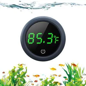 Aquarium Thermometer Digital, Highly Accurate Fish Tank Thermometer | LED Display, 8000h Battery Life, Precise Temp Gauge, Range 0-140, Stick-on Fish Tank Thermometer for Betta, Axolotl & Turtle Aquarium Thermometer Digital, Highly Accurate Fish Tank Thermometer | LED Display, 8000h Battery Life, Precise Temp Gauge, Range 0-140, Stick-on Fish Tank Thermometer for Betta, Axolotl & Turtle