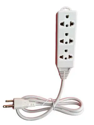 Power Strip,Adapter Travel,Home Appliance Conversion Plug (White,3 FT) | 16/3 AWG,1.8 kilowatts,Ground pin Plug,Travel,Office,Air conditioning, Refrigerator,Heavy Duty Extension Cord Socket Convert Power Strip,Adapter Travel,Home Appliance Conversion Plug (White,3 FT) | 16/3 AWG,1.8 kilowatts,Ground pin Plug,Travel,Office,Air conditioning, Refrigerator,Heavy Duty Extension Cord Socket Convert