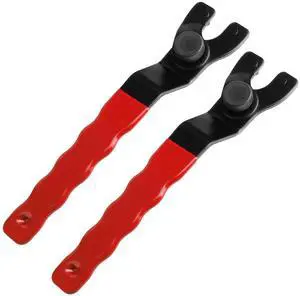 JIAKAI 2pc-Adjustable Pin Spanner Wrench,Angle Grinder Wrench Spanner,Spanner Wrench for Grinder-Red(2pc) JIAKAI 2pc-Adjustable Pin Spanner Wrench,Angle Grinder Wrench Spanner,Spanner Wrench for Grinder-Red(2pc)