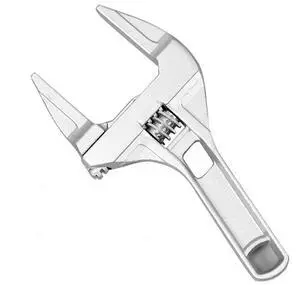 8 Inch Wide Jaw Adjustable Spanner Wrench 6-68mm Aluminum Alloy Plumber 8 Inch Wide Jaw Adjustable Spanner Wrench 6-68mm Aluminum Alloy Plumber