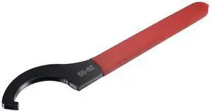 uxcell C Hook Spanner Wrench Collet Chuck for 55-62mm Round Nut, with Red Non-slip Handle uxcell C Hook Spanner Wrench Collet Chuck for 55-62mm Round Nut, with Red Non-slip Handle