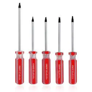 Waziaqoc 5-Pack Spanner Screwdriver Set M1.7 M2.0 M2.3 M2.6 M2.8, Red | Magnetic Tips, Tamper-Proof Security, Chrome Vanadium Steel Shaft, Comfort Grip Handle Waziaqoc 5-Pack Spanner Screwdriver Set M1.7 M2.0 M2.3 M2.6 M2.8, Red | Magnetic Tips, Tamper-Proof Security, Chrome Vanadium Steel Shaft, Comfort Grip Handle