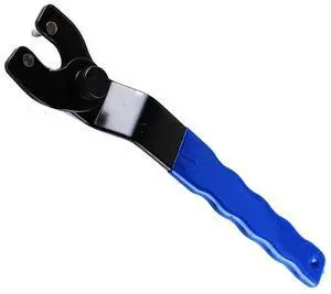 Luomorgo Adjustable Spanner Wrench Lock-Nut Wrench | for Angle Grinders, Dewalt, Makita, 4 Inch - 9 Inch Luomorgo Adjustable Spanner Wrench Lock-Nut Wrench | for Angle Grinders, Dewalt, Makita, 4 Inch - 9 Inch