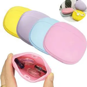 CIXVOEMK Silicone Headphone Organizer - Data Cable Storage Case - Mini Key Box - Portable Wired Headset Storage Bag (Purple-Yellow-Pink-Blue) CIXVOEMK Silicone Headphone Organizer - Data Cable Storage Case - Mini Key Box - Portable Wired Headset Storage Bag (Purple-Yellow-Pink-Blue)