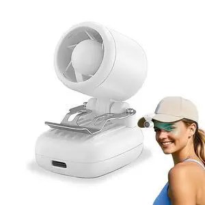 Blissfuhue Portable Clip on Fan, 3-in-1 Hands Free Mini Hat FanWhite | Rechargeable Battery Powered Personal Fan, 3 Speeds, Lightweight Small Clip Fan for Hiking Fishing Camping Running Travel Blissfuhue Portable Clip on Fan, 3-in-1 Hands Free Mini Hat FanWhite | Rechargeable Battery Powered Personal Fan, 3 Speeds, Lightweight Small Clip Fan for Hiking Fishing Camping Running Travel