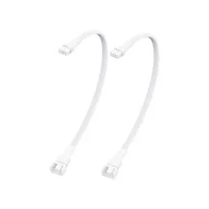 ELFJMZP PC Chassis Channel Fan Motherboard 2510 4P Male to 1PCS 2510 4P Female Fan Adaptor Cable White, Compatible with Speed Control and Signal Function (RPM/Alarm) 26cm/10.5 in (Pack of 2) ELFJMZP PC Chassis Channel Fan Motherboard 2510 4P Male to 1PCS 2510 4P Female Fan Adaptor Cable White, Compatible with Speed Control and Signal Function (RPM/Alarm) 26cm/10.5 in (Pack of 2)