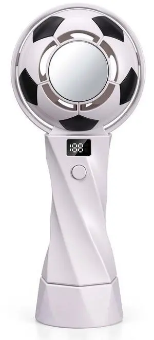 Gerrii Soccer Party Gifts Soccer Trophy Handheld Fans, Rechargeable 3000mAh Electric Portable Fans with 5 Speeds Digital Display for Summer Game Day Outdoor Sports(White,1 Pcs) Gerrii Soccer Party Gifts Soccer Trophy Handheld Fans, Rechargeable 3000mAh Electric Portable Fans with 5 Speeds Digital Display for Summer Game Day Outdoor Sports(White,1 Pcs)