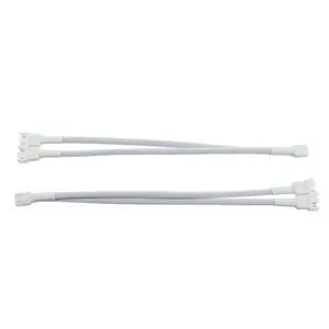 TAODAN 2PCS 10.6 Inch White 4 Pin PWM Fan Extension Splitter Cable 1 to 2 Suitable for Computer Case and CPU Cooling Fan TAODAN 2PCS 10.6 Inch White 4 Pin PWM Fan Extension Splitter Cable 1 to 2 Suitable for Computer Case and CPU Cooling Fan