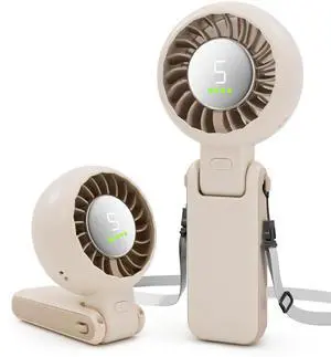 WIXBOSHU Portable Handheld Turbo Fan Foldable Personal Fans, 5 Gear Wind, 4000mAh Rechargeable Battery Operated, Up to 16 Working Hours, 3 IN 1 Small Hand Held Fan for Travel, Camping, Beach (White) WIXBOSHU Portable Handheld Turbo Fan Foldable Personal Fans, 5 Gear Wind, 4000mAh Rechargeable Battery Operated, Up to 16 Working Hours, 3 IN 1 Small Hand Held Fan for Travel, Camping, Beach (White)