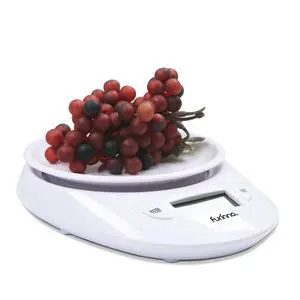 Furinno DaPur Precision Kitchen Scale, Digital Weight Food Scale, White Furinno DaPur Precision Kitchen Scale, Digital Weight Food Scale, White