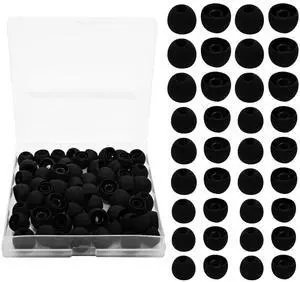 Quadafy 60Pack Earbuds Replacement Tips Silicone, Black 3 Sizes S/M/L | Ear Bud Replacement Pieces Silicone, Soft Silicone Replacement Earbuds Fit Most in-Ear Earbuds Quadafy 60Pack Earbuds Replacement Tips Silicone, Black 3 Sizes S/M/L | Ear Bud Replacement Pieces Silicone, Soft Silicone Replacement Earbuds Fit Most in-Ear Earbuds