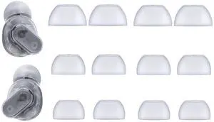 Replacement Silicone Tip Ear Tips Compatible with Beats Studio Buds + Headphones,Fit in Case, Studio Bus Plus Earbuds Tips, S/M/L 6 Pairs Transparent 713 Replacement Silicone Tip Ear Tips Compatible with Beats Studio Buds + Headphones,Fit in Case, Studio Bus Plus Earbuds Tips, S/M/L 6 Pairs Transparent 713