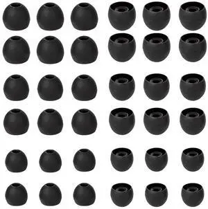 WKYMY 18 Pairs Silicone Earbud Tips Replacement Ear Tips Earbuds Cap for in- Ear Headphones Eartips (Inner Hole from 3.8mm-5.5mm Earphones) Earbud Replacement Tips Ear Buds Tips S M L,Black WKYMY 18 Pairs Silicone Earbud Tips Replacement Ear Tips Earbuds Cap for in- Ear Headphones Eartips (Inner Hole from 3.8mm-5.5mm Earphones) Earbud Replacement Tips Ear Buds Tips S M L,Black