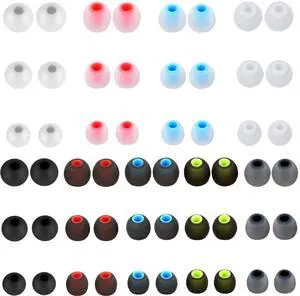 Earbud Replacement Tips 54Pcs,3 Sizes S/M/L, 9 Colors Silicone Tips Headphone Covers Ear Bud Rubber Tips Silicone Earbud for Ears Headphone Ear Covers Replacement (Inner Hole 3.8mm -5.1mm) Earbud Replacement Tips 54Pcs,3 Sizes S/M/L, 9 Colors Silicone Tips Headphone Covers Ear Bud Rubber Tips Silicone Earbud for Ears Headphone Ear Covers Replacement (Inner Hole 3.8mm -5.1mm)