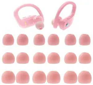 Klowcok Silicone Eartips Replacement for bmani T16 / bmanl T16 Earbuds | 9 Pairs, S/M/L, Pink Klowcok Silicone Eartips Replacement for bmani T16 / bmanl T16 Earbuds | 9 Pairs, S/M/L, Pink