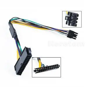 24 Pin to 8 Pin ATX PSU Power Adapter Cable For Optiplex 3020 7020 9020 Precision T1700 12"(30cm) 24 Pin to 8 Pin ATX PSU Power Adapter Cable For Optiplex 3020 7020 9020 Precision T1700 12"(30cm)