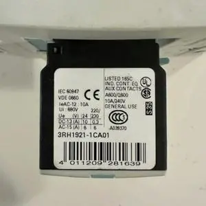 3RH19211CA01 3RH1921-1CA01 auxiliary switch Fast delivery 3RH19211CA01 3RH1921-1CA01 auxiliary switch Fast delivery