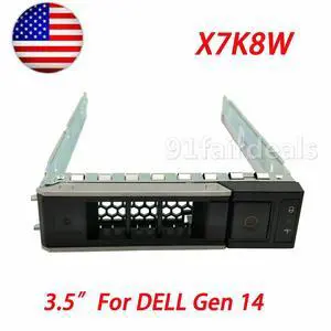 X7K8W 3.5" LFF SATA SAS Hard Drive Tray Caddy For PowerEdge R7525 R640 R750 R740 G14 0X7K8W X7K8W 3.5" LFF SATA SAS Hard Drive Tray Caddy For PowerEdge R7525 R640 R750 R740 G14 0X7K8W