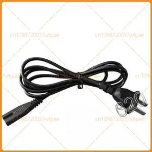 2pcs For EU 2 Pin Figure 8 Power Cord Compatible PS1 PS2 PS3 SEGA DC Saturn Game Console 8 Shape AC Power Cable 2pcs For EU 2 Pin Figure 8 Power Cord Compatible PS1 PS2 PS3 SEGA DC Saturn Game Console 8 Shape AC Power Cable