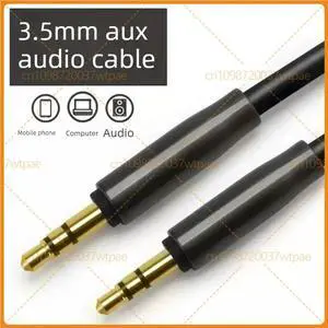 For 3.5mm Male to Male AUX Audio Cable For Phone Laptop Tablet Car Speaker Connection 1m For 3.5mm Male to Male AUX Audio Cable For Phone Laptop Tablet Car Speaker Connection 1m