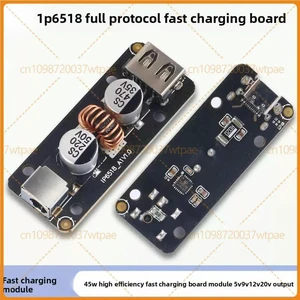 For IP6518 Fast Charging Module Full Protocol Support, 5V 9V 12V 20V Output QC3.0 FCP MTK High Efficiency Charging Board For IP6518 Fast Charging Module Full Protocol Support, 5V 9V 12V 20V Output QC3.0 FCP MTK High Efficiency Charging Board