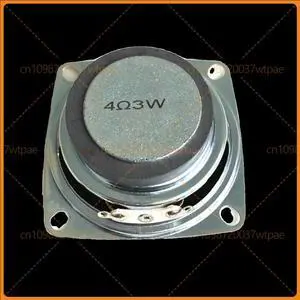 For 2 Inch 52mm Square Full Range Speaker 4Ohm 3W Mini Audio Amplifier Loudspeaker Replacement Part For 2 Inch 52mm Square Full Range Speaker 4Ohm 3W Mini Audio Amplifier Loudspeaker Replacement Part