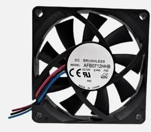 AFB0712HHB-F00 DC12V 0.45A 4300RPM 3 wire axial cooling fan Fast delivery AFB0712HHB-F00 DC12V 0.45A 4300RPM 3 wire axial cooling fan Fast delivery