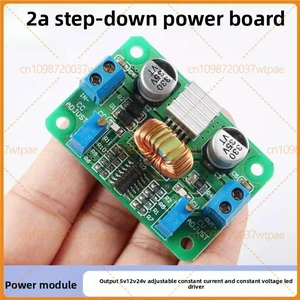 For DC-DC Step Down Buck Power Module, 12V 24V 30V To 5V 12V 24V Adjustable 2A Constant Voltage Current LED Driver Board For DC-DC Step Down Buck Power Module, 12V 24V 30V To 5V 12V 24V Adjustable 2A Constant Voltage Current LED Driver Board