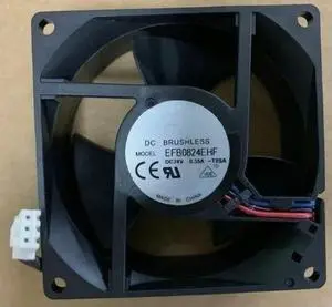 EFB0824EHF fan 80 * 80 * 32mm 3-pin 24V 0.35A Fast delivery EFB0824EHF fan 80 * 80 * 32mm 3-pin 24V 0.35A Fast delivery