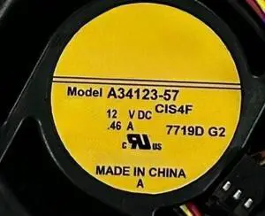 1PCS A34123-57 Fan DC12V 0.46A 9733 97*97*33 3 wires Fast delivery 1PCS A34123-57 Fan DC12V 0.46A 9733 97*97*33 3 wires Fast delivery