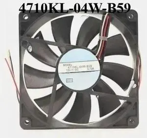 4710KL-04W-B59 E01 DC 12V 0.72A 120x120x25mm Server Cooling Fan Expedited shipping 4710KL-04W-B59 E01 DC 12V 0.72A 120x120x25mm Server Cooling Fan Expedited shipping