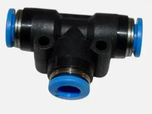 1PCS QST-6 Push-In T Connector 153129 for 6 mm OD Pneumatic Tube Fast transport 1PCS QST-6 Push-In T Connector 153129 for 6 mm OD Pneumatic Tube Fast transport