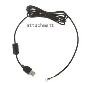 USB Mouse Line Nylon Cable Replacement+Feet for G500 USB Mouse Line Nylon Cable Replacement+Feet for G500