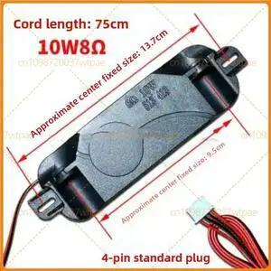 2pcs For LCD TV Speaker 513-413 Dual Size Universal Assembly Speaker 8Ohm 10W Small Audio Box Replacement 2pcs For LCD TV Speaker 513-413 Dual Size Universal Assembly Speaker 8Ohm 10W Small Audio Box Replacement