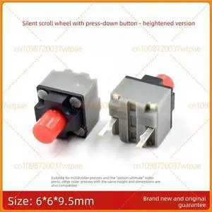 10pcs For Kailh 9.5mm Square Silent Micro Switch Fit Viper M330 Mouse Middle Scroll Button Replacement Parts 10pcs For Kailh 9.5mm Square Silent Micro Switch Fit Viper M330 Mouse Middle Scroll Button Replacement Parts