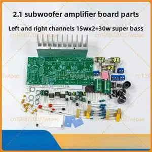 For TDA2030A 2.1 High Power Subwoofer Amplifier Board DIY Kit, Audio Amp Parts For Soldering Assembly For TDA2030A 2.1 High Power Subwoofer Amplifier Board DIY Kit, Audio Amp Parts For Soldering Assembly