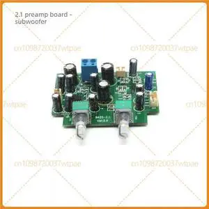 For Single Power 2.1 Preamp Board Subwoofer Low Pass Preamp Headphone Amplifier Module For Single Power 2.1 Preamp Board Subwoofer Low Pass Preamp Headphone Amplifier Module