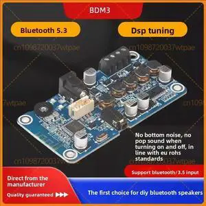 For BDM3 Bluetooth 5.3 Amplifier Board Replace TPA3118 2×25W DSP For Speakers Industrial Robots For BDM3 Bluetooth 5.3 Amplifier Board Replace TPA3118 2×25W DSP For Speakers Industrial Robots