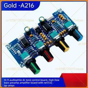 2pcs For A216 HIFI Tone Control Preamp Board NE5532 Treble Bass Adjust Audio Module 2pcs For A216 HIFI Tone Control Preamp Board NE5532 Treble Bass Adjust Audio Module