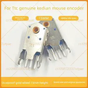 10pcs For TTC 15mm Dustproof Golden Mouse Encoder Fit DeathAdder V3 Pro Scroll Wheel Replacement Part 10pcs For TTC 15mm Dustproof Golden Mouse Encoder Fit DeathAdder V3 Pro Scroll Wheel Replacement Part
