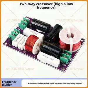 For 150W HiFi High Fidelity 2-Way Crossover Filter Board, Treble Bass Frequency Divider DIY Home Bookshelf Speaker Audio Module For 150W HiFi High Fidelity 2-Way Crossover Filter Board, Treble Bass Frequency Divider DIY Home Bookshelf Speaker Audio Module