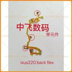 For IXUS220 HS PC1591 ELPH300 HS Rear Lens Flex Cable With Components & Socket Camera Repair Parts For IXUS220 HS PC1591 ELPH300 HS Rear Lens Flex Cable With Components & Socket Camera Repair Parts