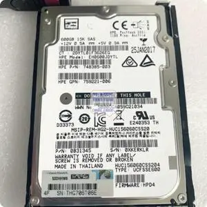 For 600GB 10K SAS Hard Drive EH0600JDXBC EH0600JDYTL EH0600JEDHE 748385 759202 744995 Server Parts For 600GB 10K SAS Hard Drive EH0600JDXBC EH0600JDYTL EH0600JEDHE 748385 759202 744995 Server Parts